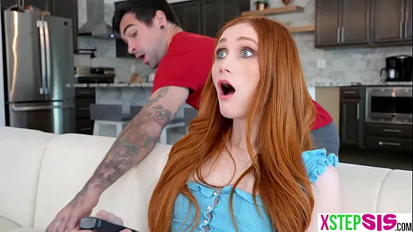 Stepsister Prank Gone Wrong: Tiny Teen Gets Dominated by Huge Stepbrother Cock